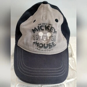 Mickey Mouse Disney Adjustable Strap-back Blue/Gray Baseball Cap Hat